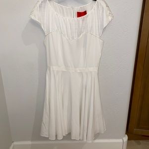 NWT- Z Spoke by Zac Posen White Dress
